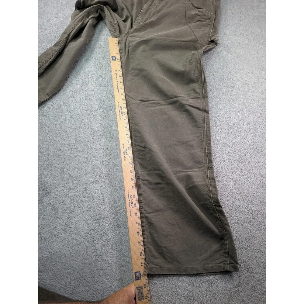 J.Crew Quality Workwear Carpenter Pants Mens 38x32 Green Cotton Utility 820